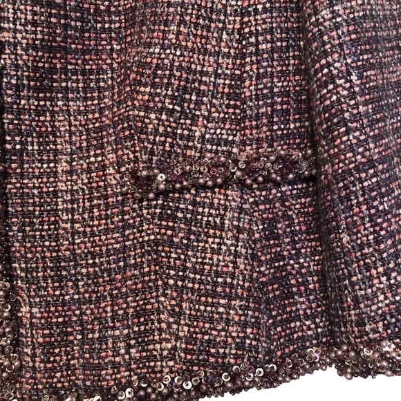 Andrea Behar tweed jacket size 8 - Picture 8 of 11